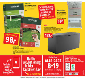 Jem & fix tilbudsavis uge 35 Side 24: Hyndeboks Emily €199,00, TURFLINE Græsfrø €98,00
