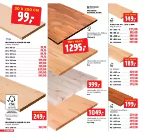 Jem & fix tilbudsavis uge 35 Side 10: MASSIVE HYLDER 18 MM €149,00, Grundolieret trægulv, Mahogni €1.295,00