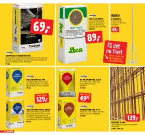 Jem & fix tilbudsavis uge 35 Side 18: BAKKEMØRTEL 6,6% €49,75, Cempexo støbebeton €69,00