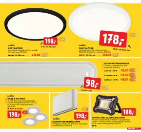 Jem & fix tilbudsavis uge 35 Side 9: OJA PLAFOND €198,00, KINVER UDENDØRSLAMPE €198,00