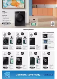 Samsung catalogue Page 5: Front-load Washer Ecobubble™ 9kg €7.999,00, Bespoke AI Front Load Washer Dryer Ecobubble €10.999,00