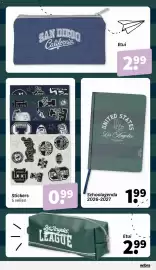 Wibra folder week 35 Pagina 14: Etui €2,99, Schoolagenda 2026-2027 €1,99