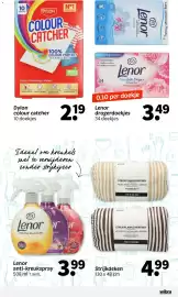 Wibra folder week 35 Pagina 24: Dylon colour catcher €2,19, Lenor drogerdoekjes €3,49