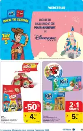 Carrefour folder Pagina 13: Kaasjes Kiri en La Vache qui rit €5,98, Kaas Babybel €4,64