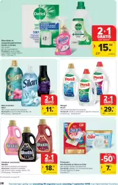 Carrefour folder Pagina 28: Wasverzachter Silan €11,58, Wasgel Persil €29,98