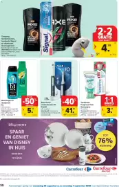 Carrefour folder Pagina 30: Tandpasta signal extra fresh & whitening crystal gel signal €4,98