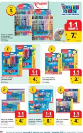 Carrefour folder Pagina 36: Set van 12 viltstiften Color'Peps Long Life €3,99, Color'Peps Animals €7,99