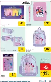 Carrefour folder Pagina 37: Rugzak met 2 vakken €14,99, Rugzak met 2 vakken en 2 zakken aan de buitenkant €19,99