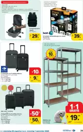Carrefour folder Pagina 39: Draadloze handstofzuiger en -blazer Power Vac €39,99, Comprimeerbare rugzak €29,99
