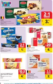 Carrefour folder Pagina 4: Wafels en gebakjes Lotus €6,12, Koekjes Delacre €3,98