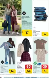 Carrefour folder Pagina 48: Ultralicht jasje voor dames €13,99, T-shirt voor dames €4,19