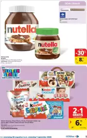 Carrefour folder Pagina 5: Kinder surprise €6,00, Smeer pasta Nutella €8,25