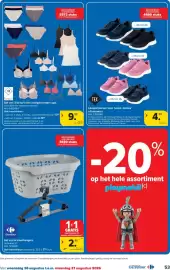 Carrefour folder Pagina 53: Set van 6 kleerhangers €2,49, Loopschoenen voor heren, dames of kinderen €4,99