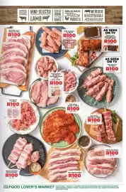 Food Lover's Market catalogue week 35 Page 9: Lekka Braai Pork Belly Espetada €100,00, Pork Rump Steaks €100,00