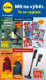 Lidl leták týden 35 Strana 1: CRIVIT SOFTSHELLOVÁ BUNDA €229,90, SILVERCREST Aku tyčový a ruční vysavač €1.699,00