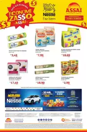 Encarte Assaí Atacadista Página 1: Maggi - tempero meu segredo €2,99, Nestlé - cápsula de café nescafé tipos €18,90