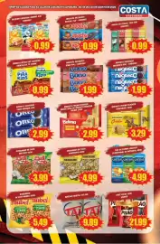Tabloide Costa Atacadão Página 5: Biscoito recheado oreo original €2,99, Biscoito cream cracker €2,99