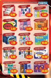 Tabloide Costa Atacadão Página 7: Lenços umedecidos piquitucho €5,99, Desodorante nivea ou rexona €14,99