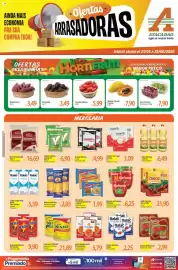 Folheto Atacadão Página 1: Coamo - óleo de soja €6,49, Italac - leite longa vida €5,39