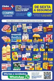 Folheto Comper Página 1: Coxa e Sobrecoxa de Frango Bello €6,89, Papel Higiênico Familiar Folha Dupla Neutro €14,90