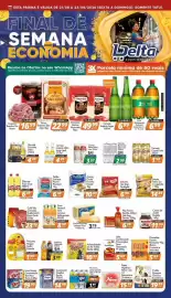 Catálogo Delta Supermercados Página 1: Açúcar Cristal Purinha €10,99, Queijo Mussarela Lactopar Peça/ Pedaço €3,79