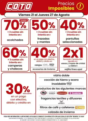 Catálogo Coto (válido hasta 27-08)