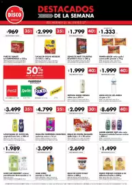 Folleto Disco Página 9: La campagnola - pur de tomate €969,00, Nesquik - cacao en polvo €2.999,00