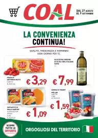 Volantino Coal Pagina 1: Cotolette di pollo Martini €1,09, Polpa di datterini Mutti €3,29