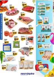 Folheto Neomáquina semana 34 Página 2: Batata-doce auchan palitos €2,39, Perca nilo €9,95