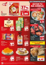 Kaufland gazetka Strona 15: Bułki Maxi Burger z sezamem Dan Cake €4,99, Wafle ryżowe slim naturalne Kupiec €2,39