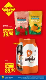 Lidl leták Strana 10: Allnature Ovoce sušené mrazem €39,90, Kofola €89,90