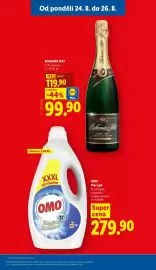 Lidl leták týden 35 Strana 11: Bohemia Sekt €99,90, OMO PRACÍ GEL €279,90