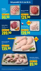 Lidl leták Strana 17: Krůtí prsní medailonky €99,90, Mleté maso mix 100% €129,90