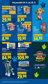 Lidl leták Strana 19: PILOS Jogurtový nápoj s ovocným pyré €19,90, Floralys TOALETNÍ PAPÍR €109,90