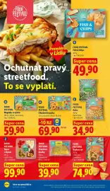 Lidl leták týden 35 Strana 20: FOOD FESTIVAL Fish & Chips €49,90, FOOD FESTIVAL Tapas s dipem €99,90