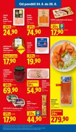 Lidl leták Strana 25: Pikok KLADENSKÁ DEBRECÍNSKÁ PEČENĚ €54,90, Kostelecké Uzeniny uzená krkovice €17,90
