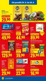 Lidl leták týden 35 Strana 28: Orion Studentská pečeť €49,90, KLASA Linecké rohlíčky s meruňkovou náplní €22,90