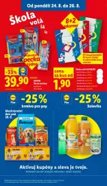 Lidl leták Strana 3: ŠKOLNÍ SEŠIT A4 / A5 / A6 €1,90