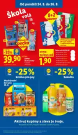 Lidl leták týden 35 Strana 3: ŠKOLNÍ SEŠIT A4 / A5 / A6 €1,90