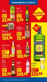 Lidl leták Strana 32: Becherovka €229,90, Božkov Originál €189,90