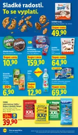 Lidl leták Strana 34: Kinder Bueno Mini €64,90, Kinder Tronky €49,90