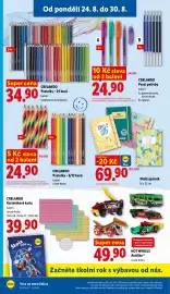 Lidl leták Strana 40: CRELANDO Pastelky – 6/12 kusů €24,90, DIÁŘ/ZÁPISNÍK €69,90