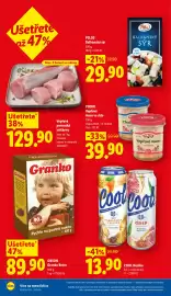 Lidl leták Strana 2: Vepřová panenská svíčková €129,90, ORION Granko Retro €89,90