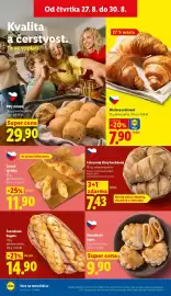 Lidl leták Strana 20: Máslový croissant €7,90, BBQ chlebík €29,90