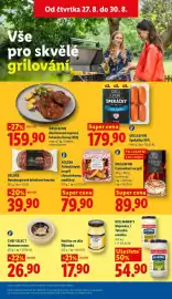 Lidl leták Strana 23: KOLIBA Polooštiepok na gril s brusinkovou omáčkou €79,90, CHEF SELECT Hummus natur €26,90