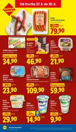 Lidl leták Strana 28: Pilos BÍLÝ JOGURT €14,90, Pilos ZAKYSANÁ SMETANA €9,90
