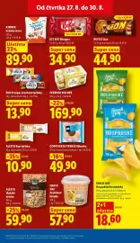 Lidl leták Strana 31: Kinder Schoko-Bons €89,90, Kit Kat 4fingers €34,90
