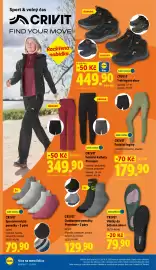 Lidl leták Strana 40: Crivit FUNKČNÍ LEGÍNY €179,90, CRIVIT Trekingová obuv €449,90