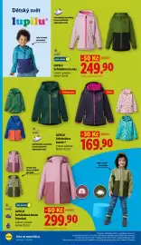 Lidl leták Strana 42: Dívčí bunda €169,90, LUPILU Softshellová bunda Premium €299,90