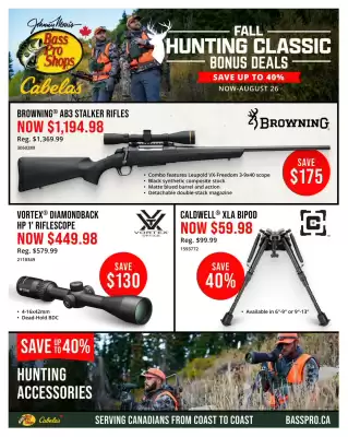 Bass Pro (valid until 26-08)